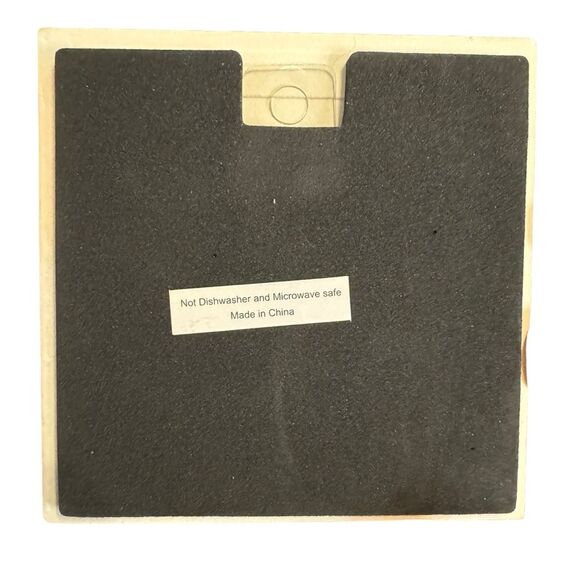 Ursula Dodge Whimsical Fun Christmas Ceramic Tile Coasters Set of 4 - Picture 6 of 7